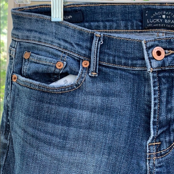 Lucky Brand Women’s Size 4 Sweet n Low Denim Pants Medium Wash - Picture 4 of 13